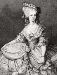 Porträt von Marie Therese Louise, Prinzessin de Lamballe (1749-92), graviert von Stephane Pannemaker (1847-1930)